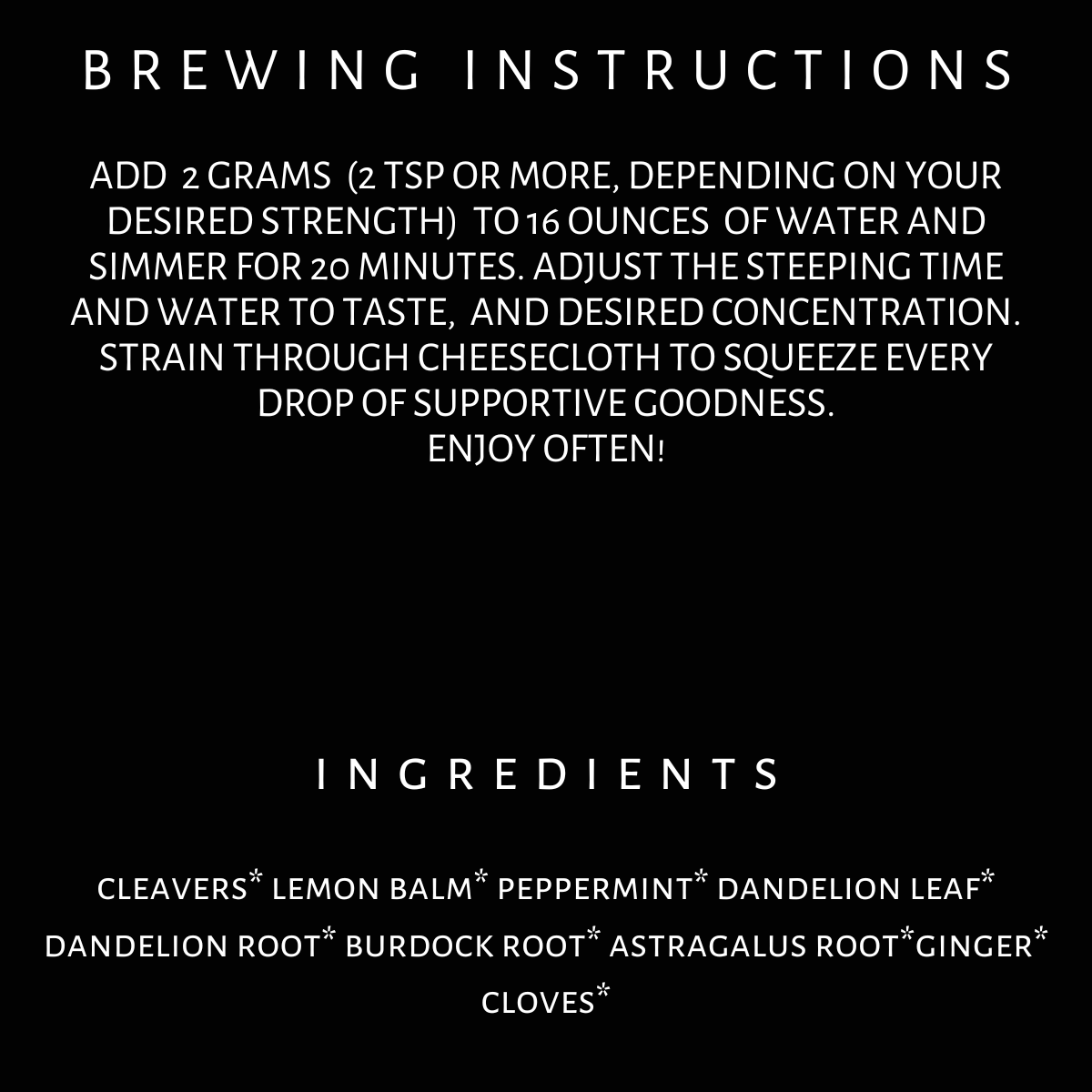 Love Your Lymph Detox Support Tea
