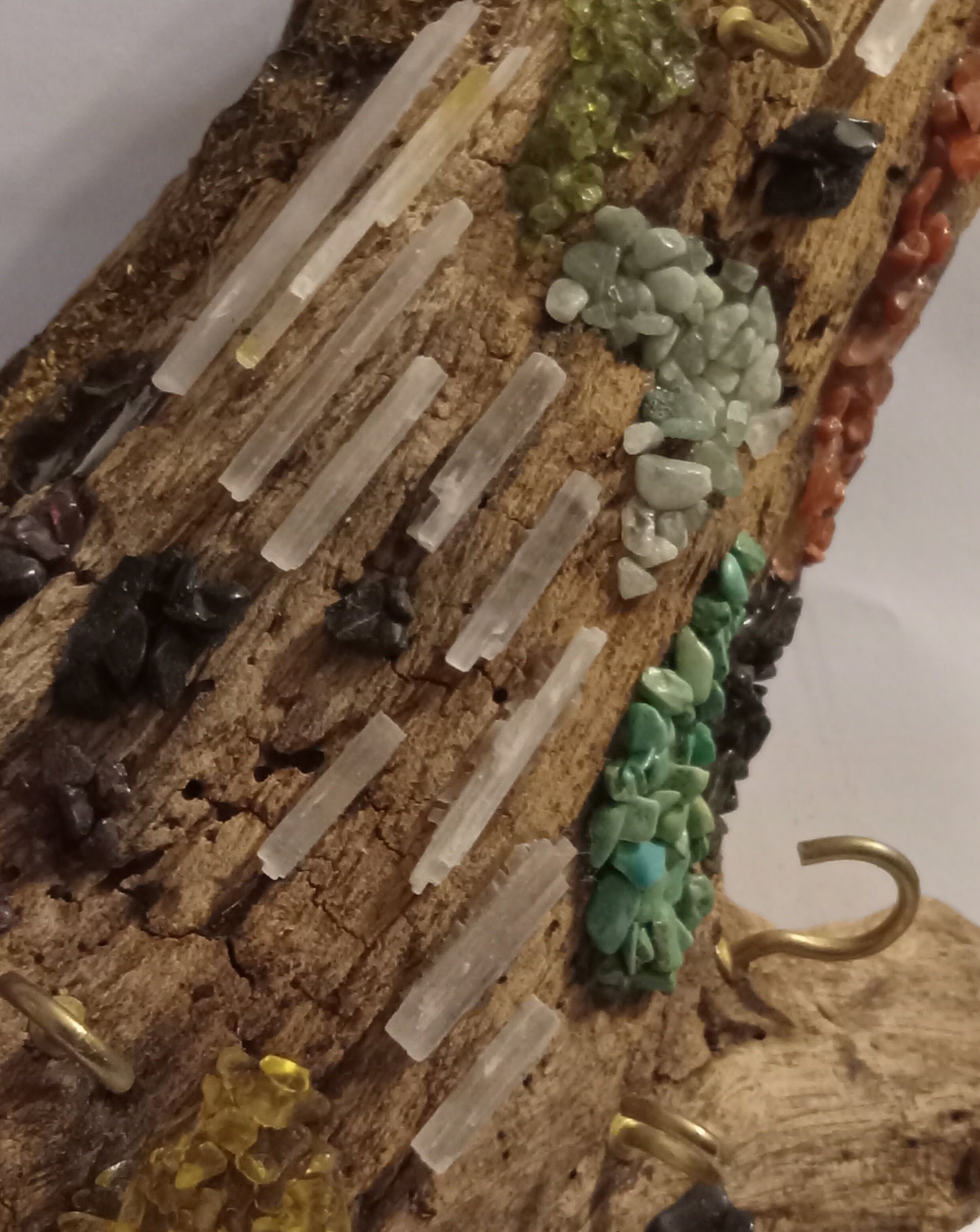 Driftwood hanging wall display